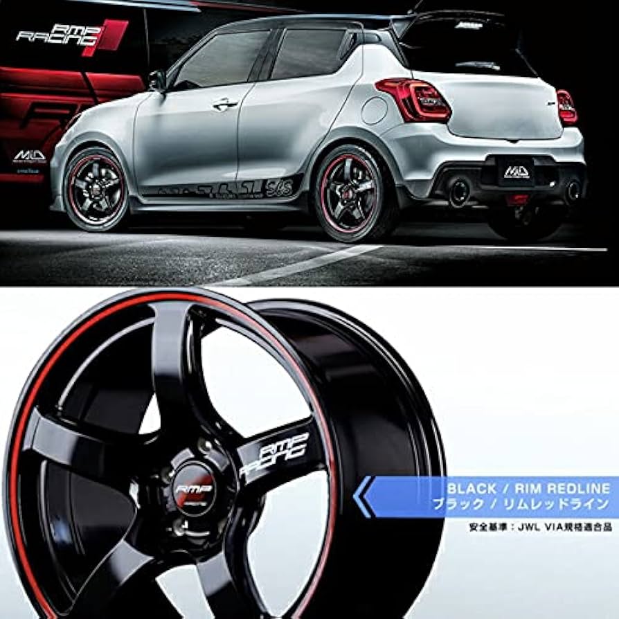 Amazon | 18インチ R50 8J+45 5H 100 114.3 4本 ブラック